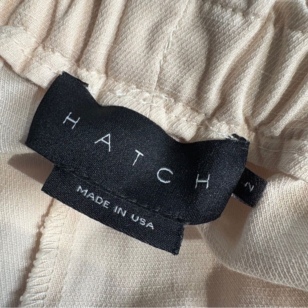 HATCH Maternity Cream Classy Casual Shorts Tencel Linen Women's 2 great preworn - Picture 5 of 11